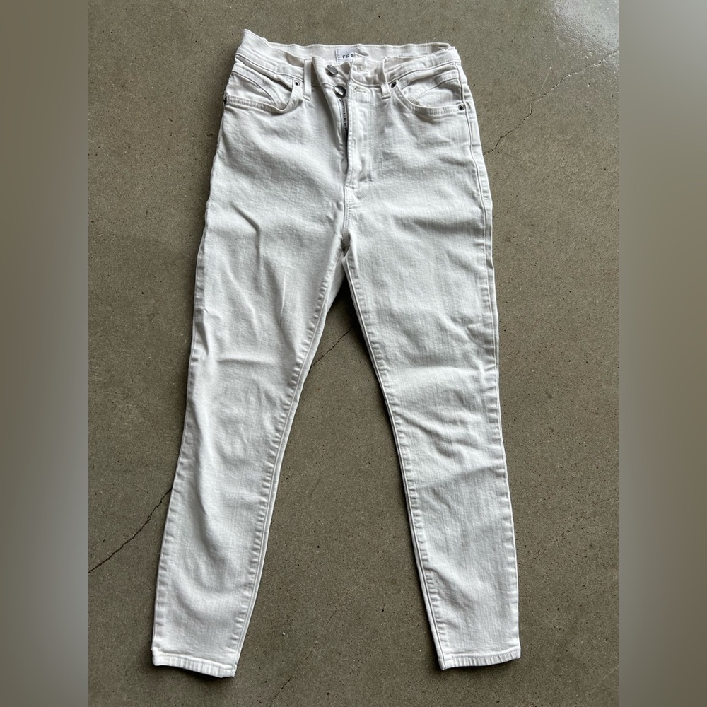 Frame size 26 women's off white jeans